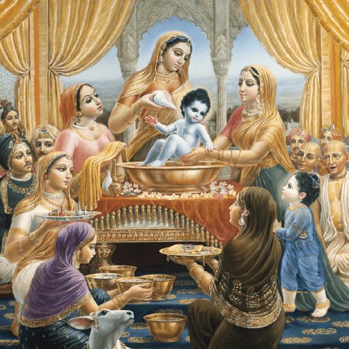 Baby Krishna with Mother Yashoda