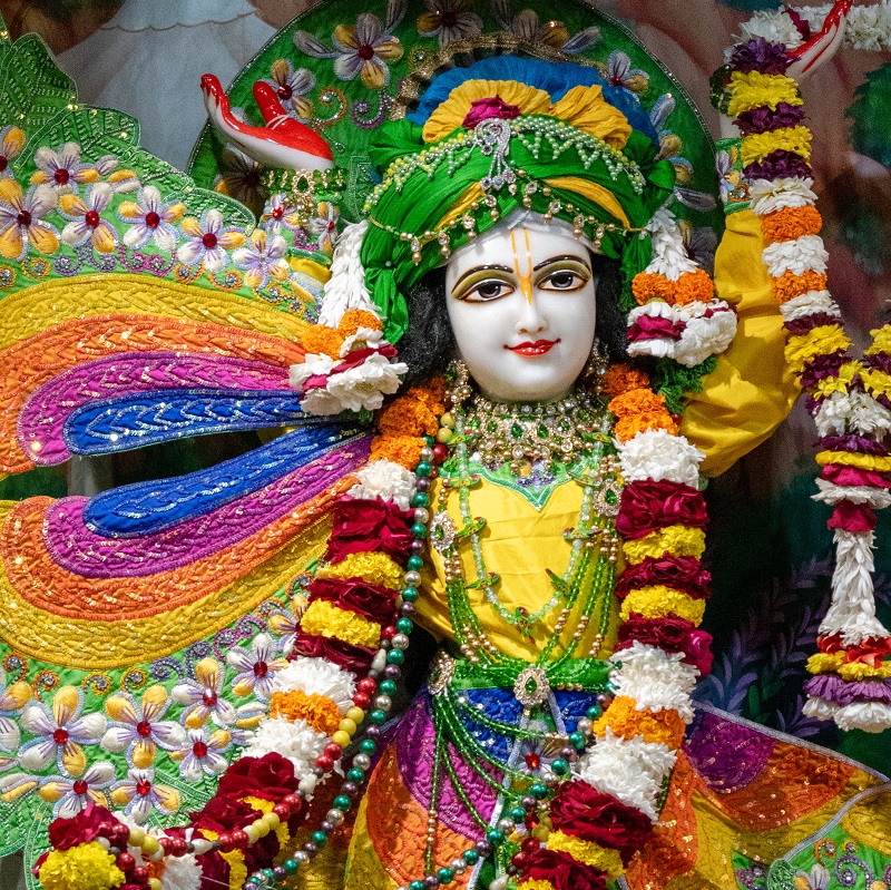 Devotees or temple activity